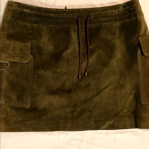 Wilson's Leather Maxima Suede Skirt - Size 8 - Picture 2 of 4